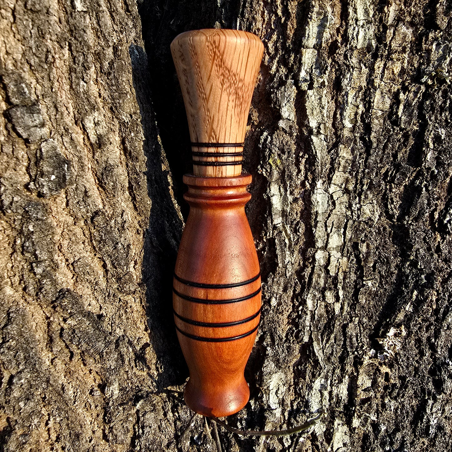 Cherrywood & Oak Hybrid Duck Call - Garden Valley Studio